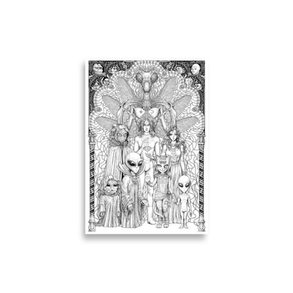 Aliens encounter poster (white) - Image 2