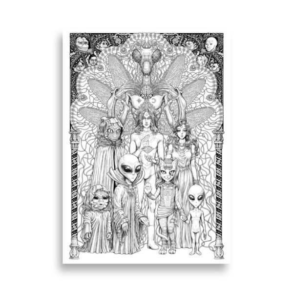 Aliens encounter poster (white) - Image 3